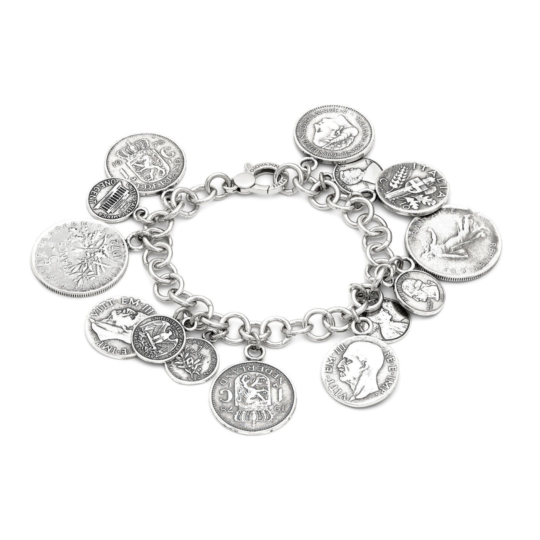 Giovanni Raspini Bracciale Monete Charms 7150