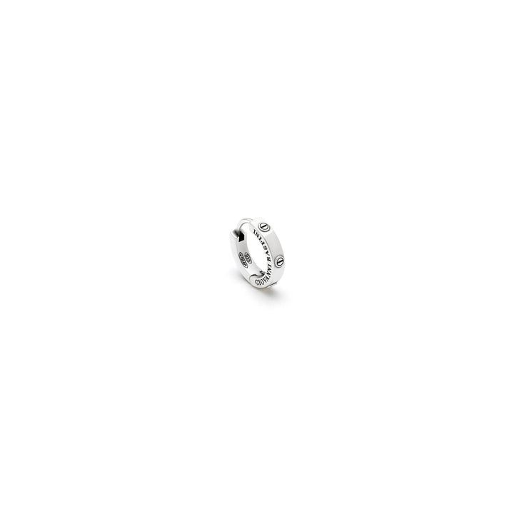 Giovanni Raspini Orecchini Huggie Viti - Orecchini cerchio in Argento 925 - 11952/1