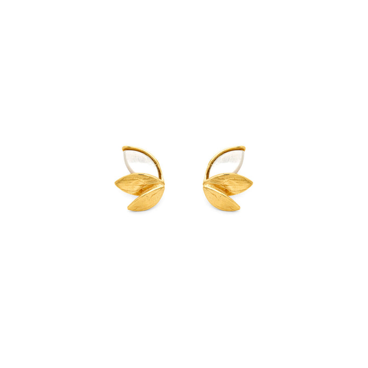 Giovanni Raspini orecchini skin madreperla piccoli Orecchini in Argento 925 placcato oro 18 kt e madreperla 12522