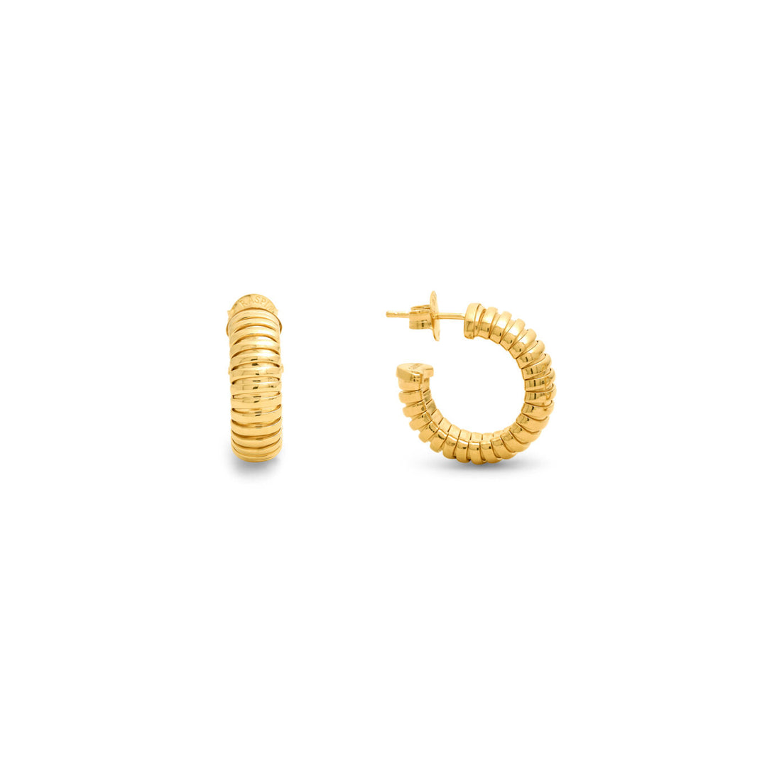Giovanni Raspini orecchini tubogas Orecchini in Argento 925 placcato oro 18 kt 12543