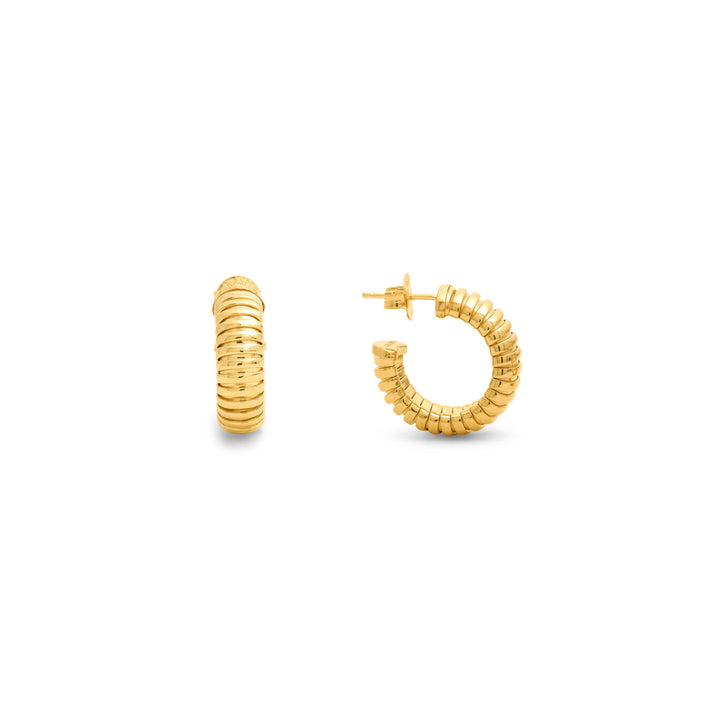 Giovanni Raspini orecchini tubogas Orecchini in Argento 925 placcato oro 18 kt 12543