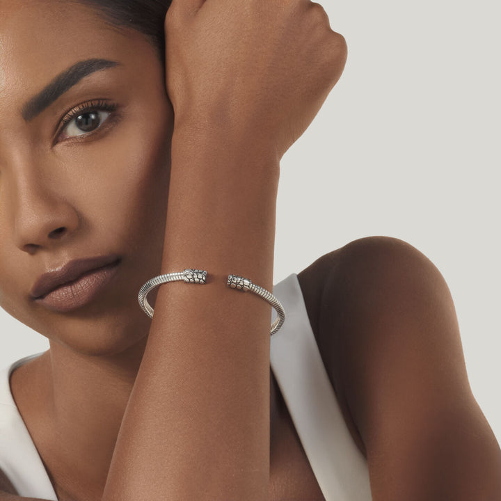 Giovanni Raspini bracciale tubogas croco piccolo Bracciale in Argento 925 12539