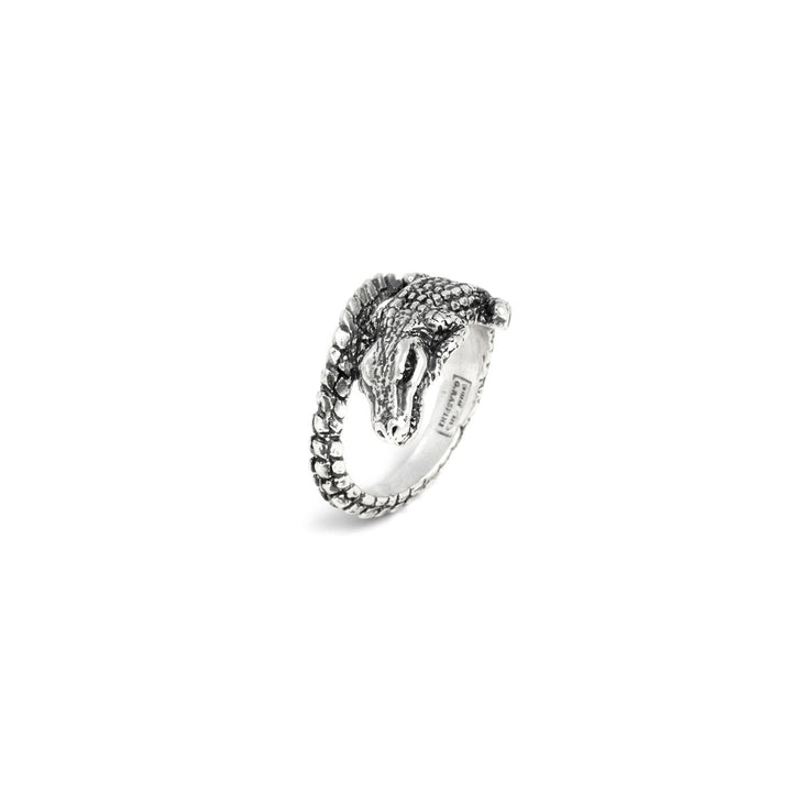 Giovanni Raspini anello da mignolo coccodrillo Anello in Argento 925 12561