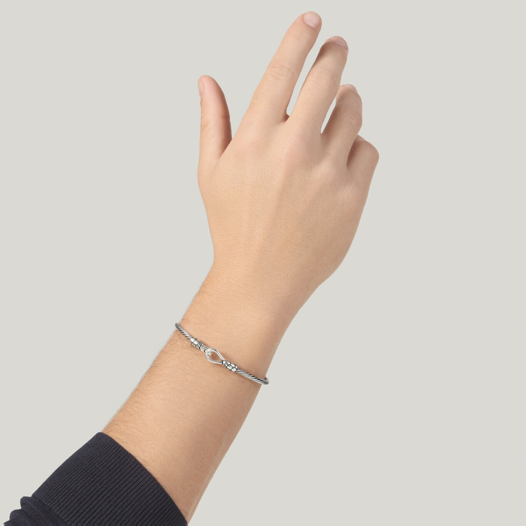 Giovanni Raspini bracciale rigido croco Bracciale in Argento 925 12567