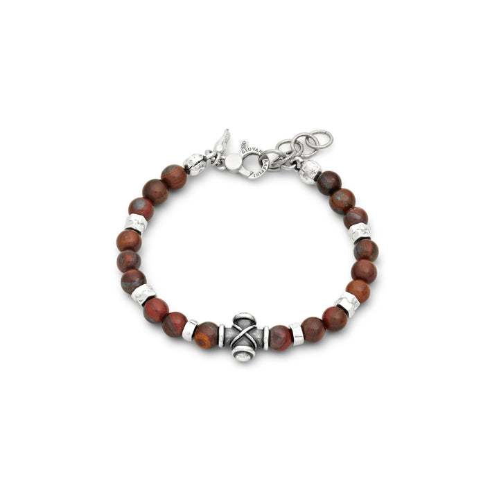 Giovanni Raspini bracciale croce occhio di toro Bracciale in Argento 925 e occhio di toro 12571