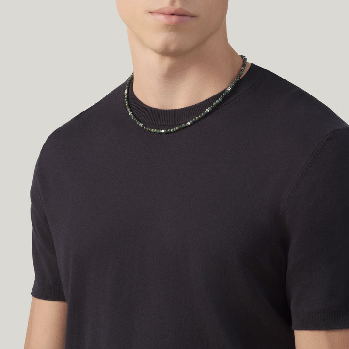 Giovanni Raspini collana tango diaspro Collana in Argento 925 e diaspro verde 12574