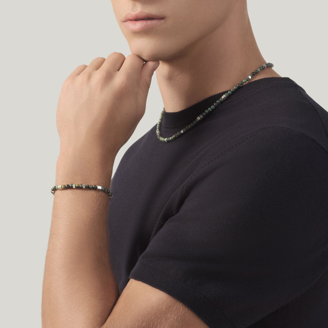 Giovanni Raspini collana tango diaspro Collana in Argento 925 e diaspro verde 12574