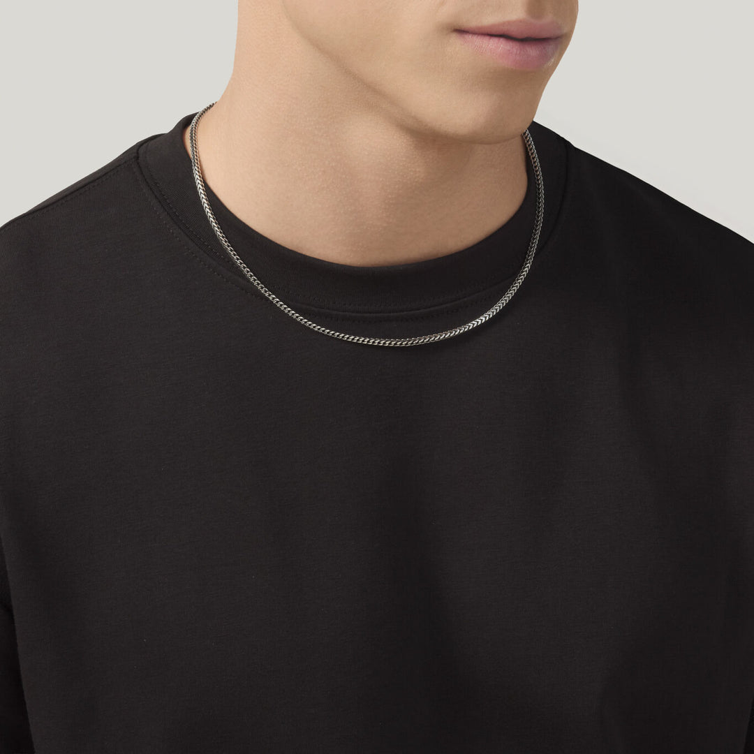 Giovanni Raspini collana grumetta quadra piccola Collana in Argento 925 12579