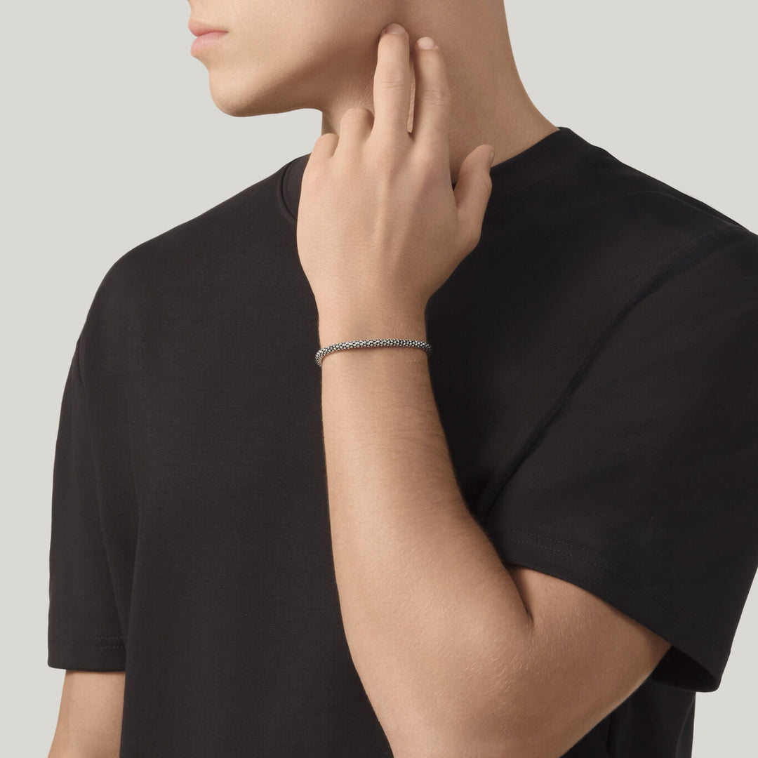 Giovanni Raspini bracciale maglia popcorn Bracciale in Argento 925 12580