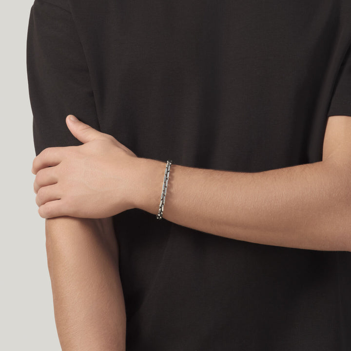 Giovanni Raspini bracciale maglia ottagono Bracciale in Argento 925 12581