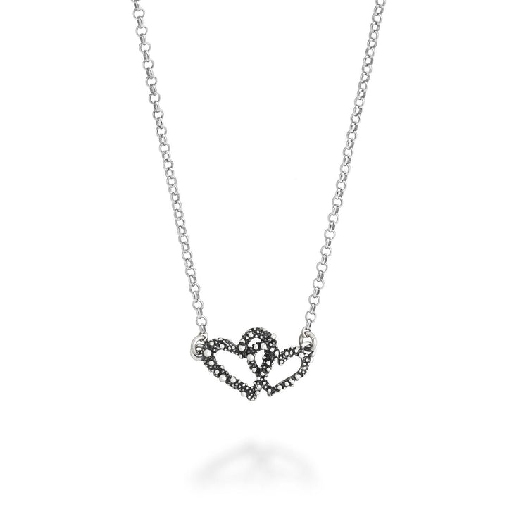 Giovanni Raspini collana doppio cuore Collana in Argento 925 12610