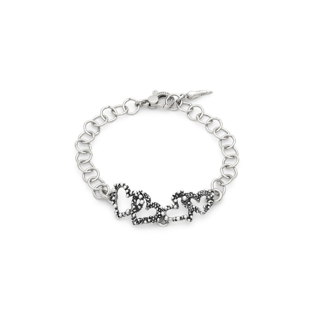 Giovanni Raspini bracciale cuori piccolo Bracciale in Argento 925 12617
