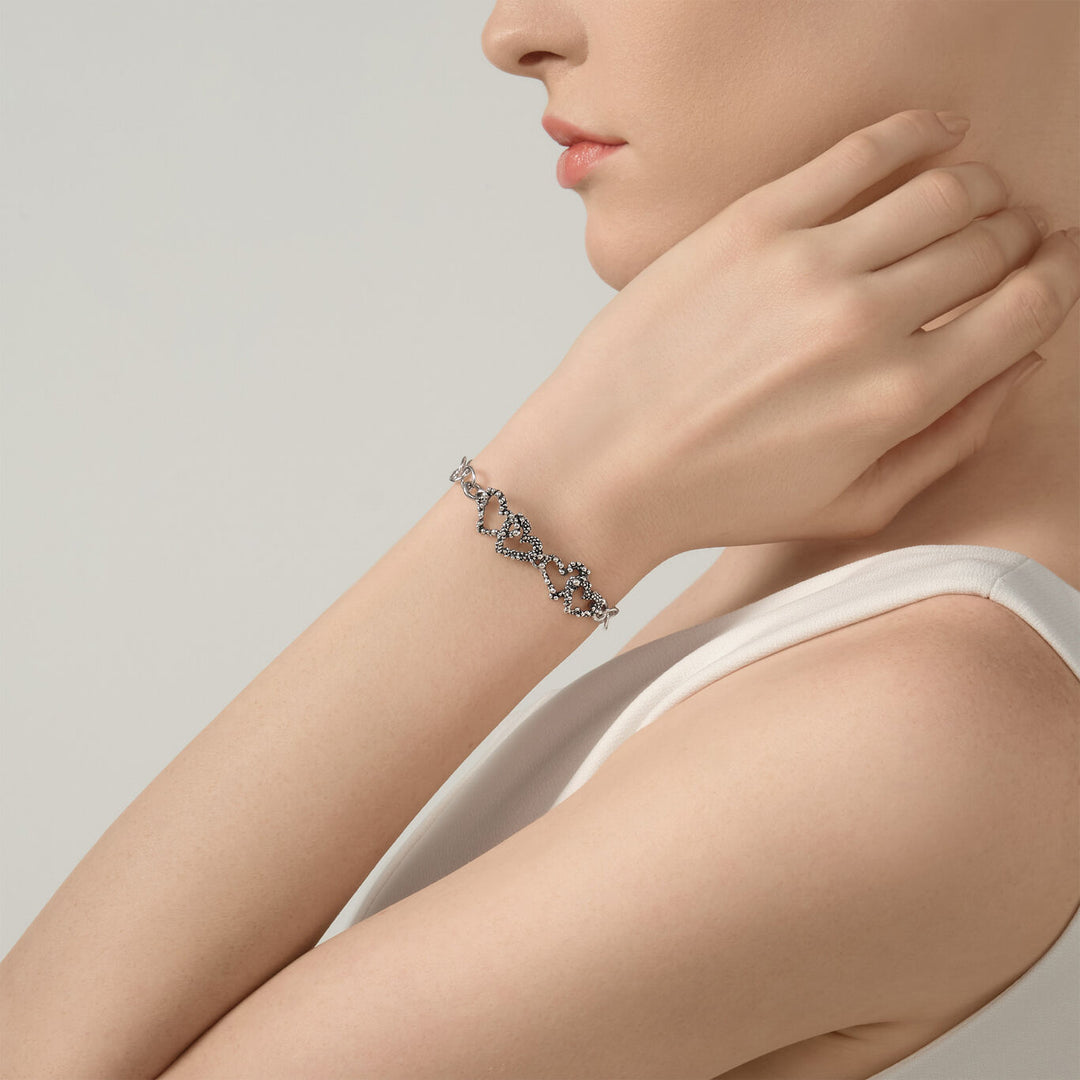 Giovanni Raspini bracciale cuori piccolo Bracciale in Argento 925 12617