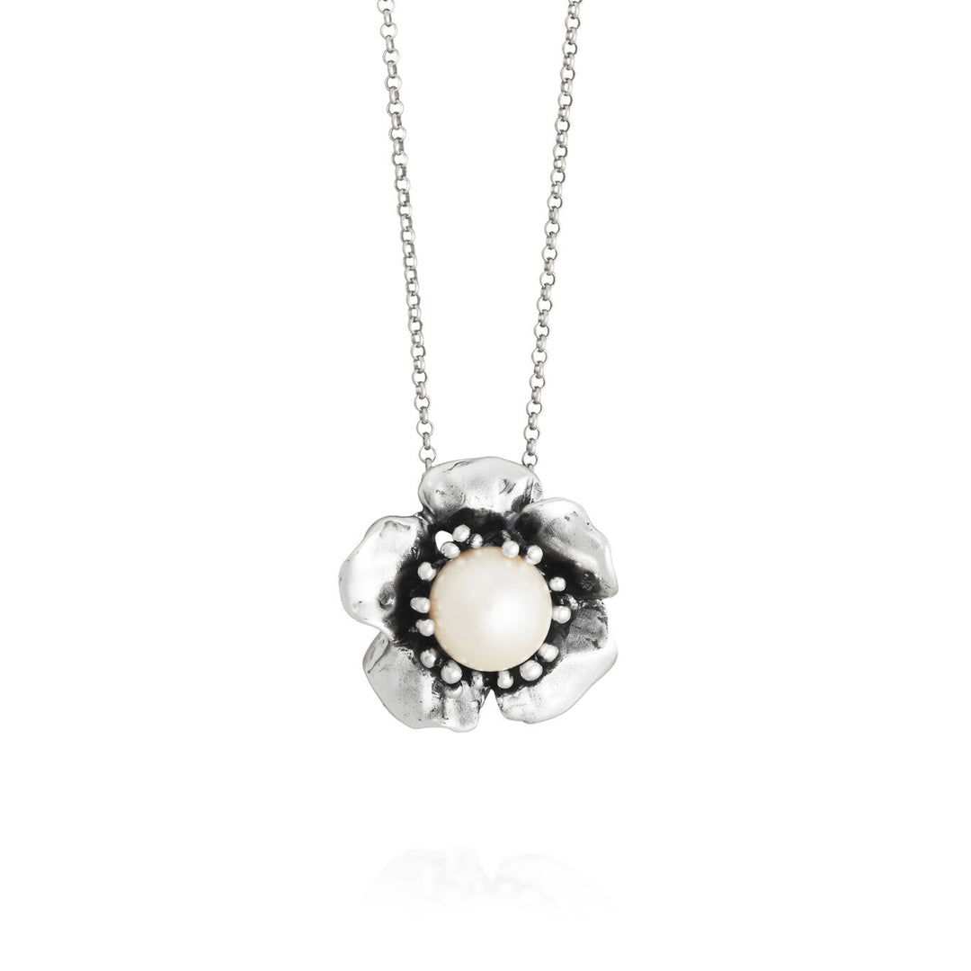 Giovanni Raspini pendente magnolia Collana in Argento 925 12632