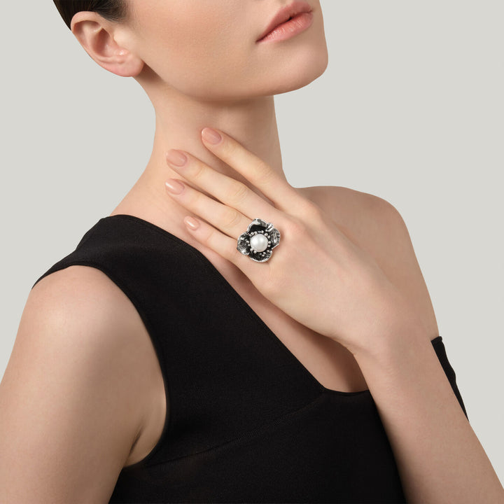 Giovanni Raspini anello  magnolia grande Anello in Argento 925 12635
