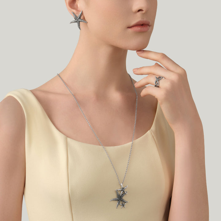 Giovanni Raspini pendente stelle marine Collana in Argento 925 12644