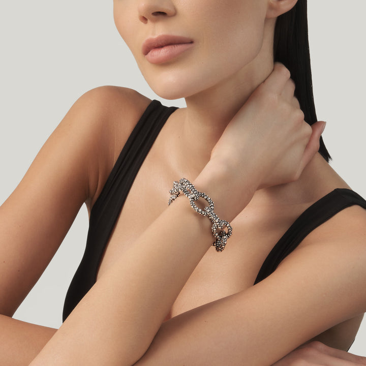 Giovanni Raspini Grand Perlage Armband – 925er Silber Armband – 12695