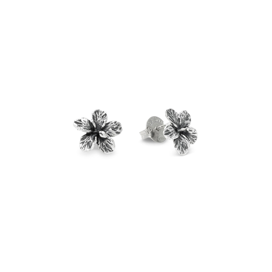 Giovanni Raspini Hibiskus-Ohrringe – Ohrringe aus 925er Silber – 12699