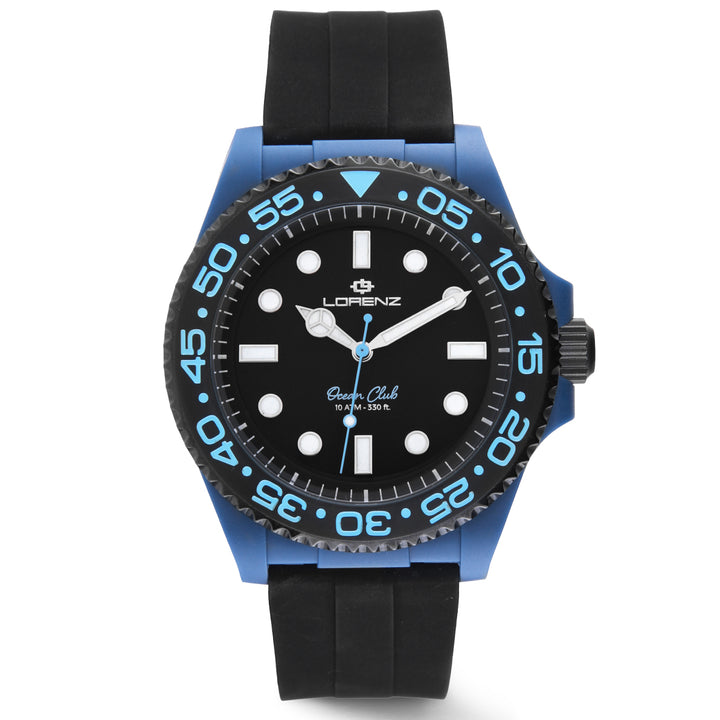 Lorenz orologio Ocean Club Blue Lagoon 40mm nero quarzo 030268BB
