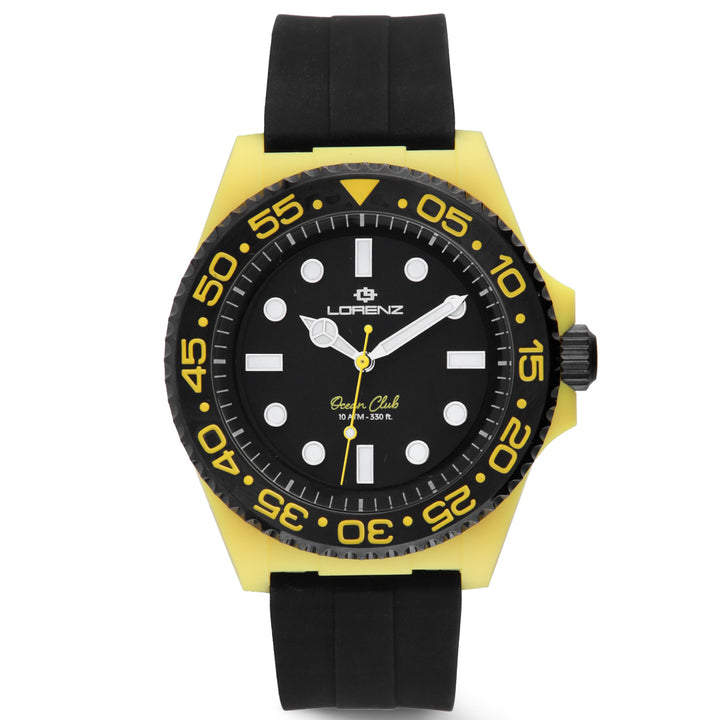 Lorenz orologio Ocean Club Yellow Fin 40mm nero quarzo 030268EE