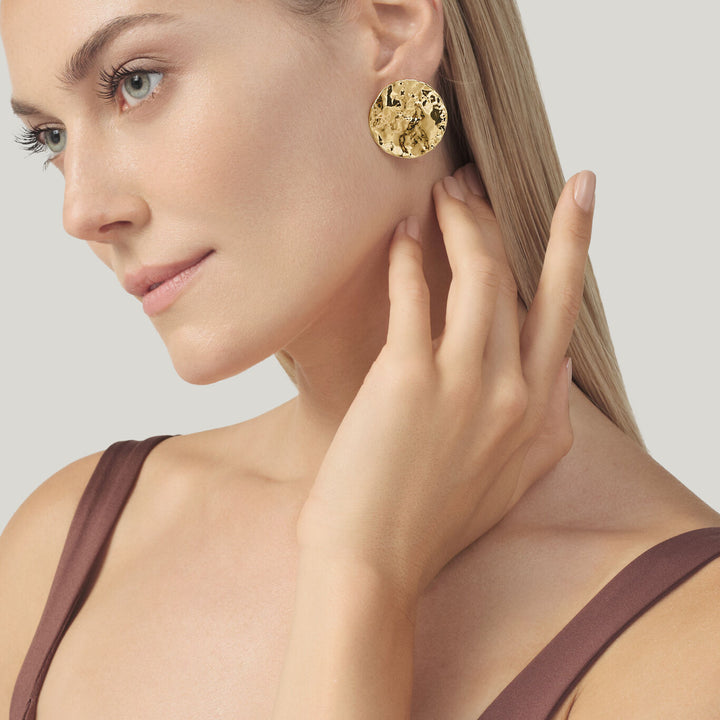 Giovanni Raspini Orecchini Dakota bronzo dorato N0011