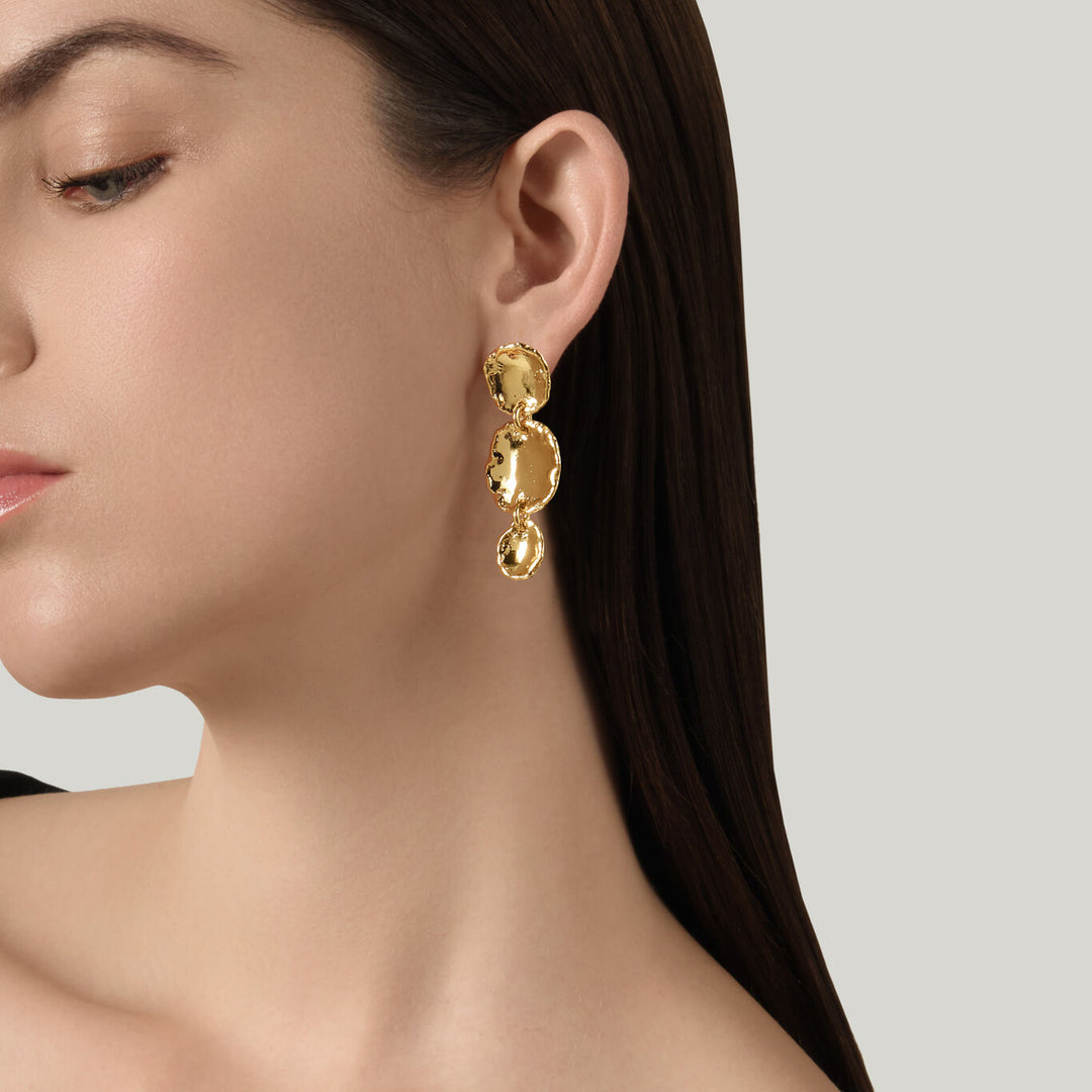 Giovanni Raspini orecchini cascata yuma Orecchini placcato oro 18 kt N0037