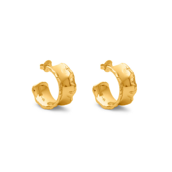 Giovanni Raspini orecchini cerchio yuma Orecchini placcato oro 18 kt N0041