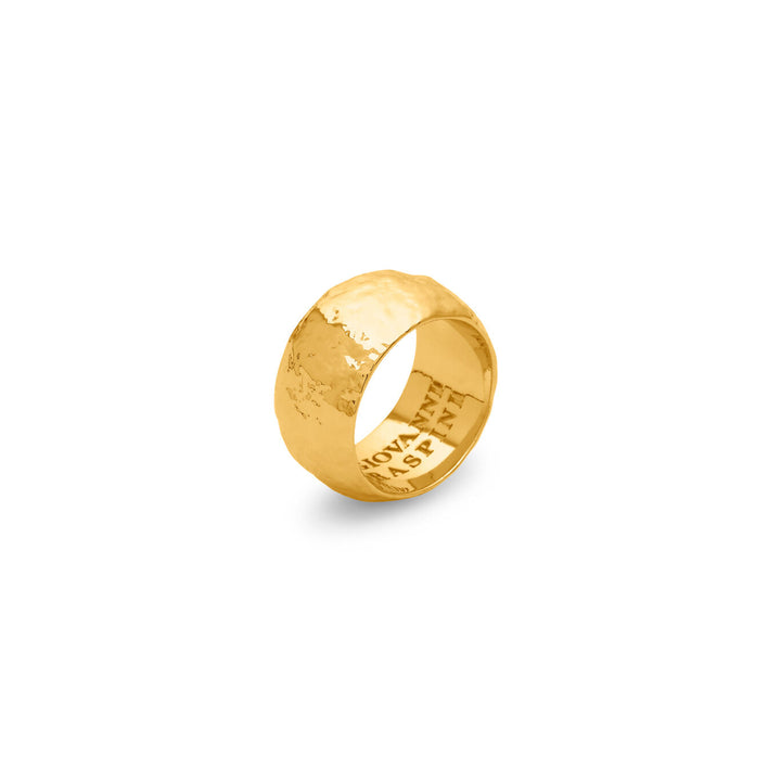 Giovanni Raspini anello sand grande Anello placcato oro 18 kt N0045