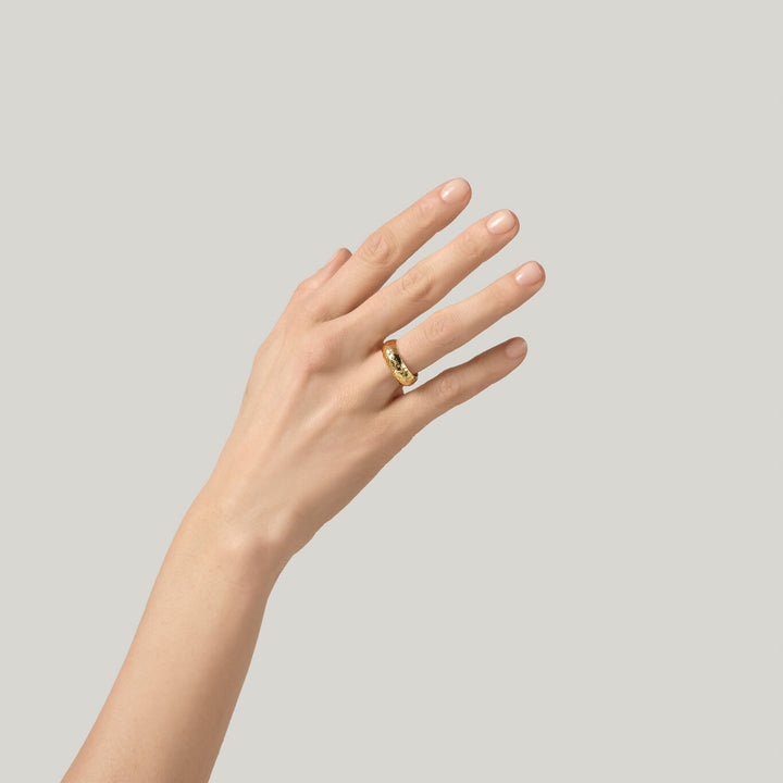 Giovanni Raspini anello sand Anello placcato oro 18 kt N0046
