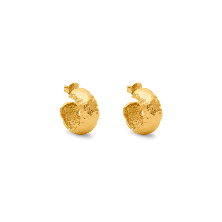 Giovanni Raspini orecchini cerchio sand Orecchini placcato oro 18 kt N0048