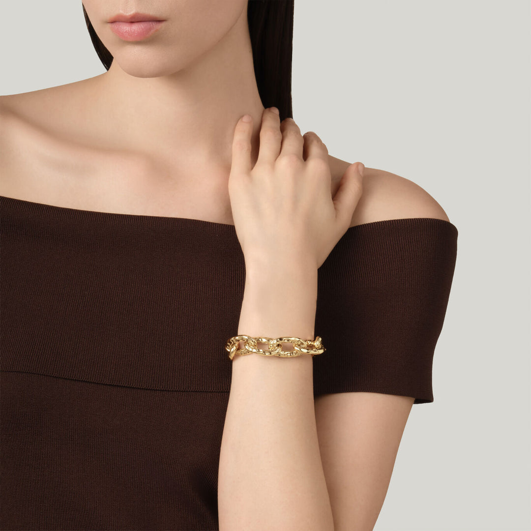 Giovanni Raspini bracciale zelda Bracciale placcato oro 18 kt N0061