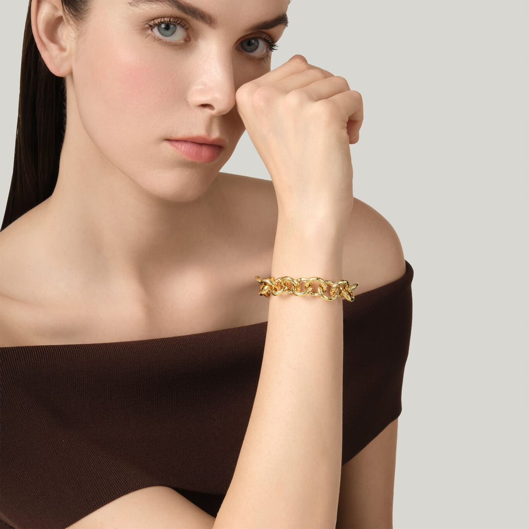 Giovanni Raspini bracciale pueblo medio Bracciale placcato oro 18 kt N0063