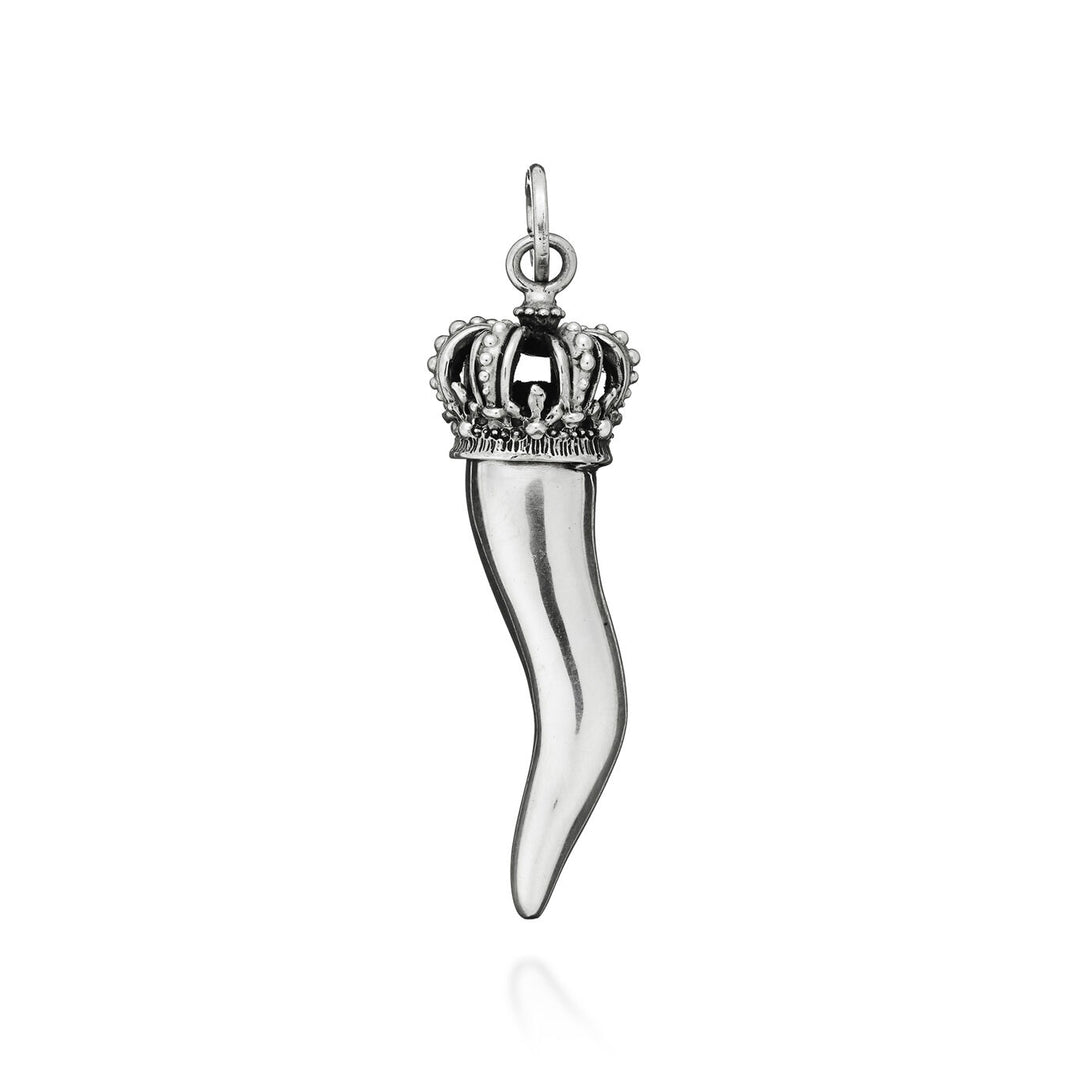 Giovanni Raspini charm corno medio corona Charm in Argento 925 08760