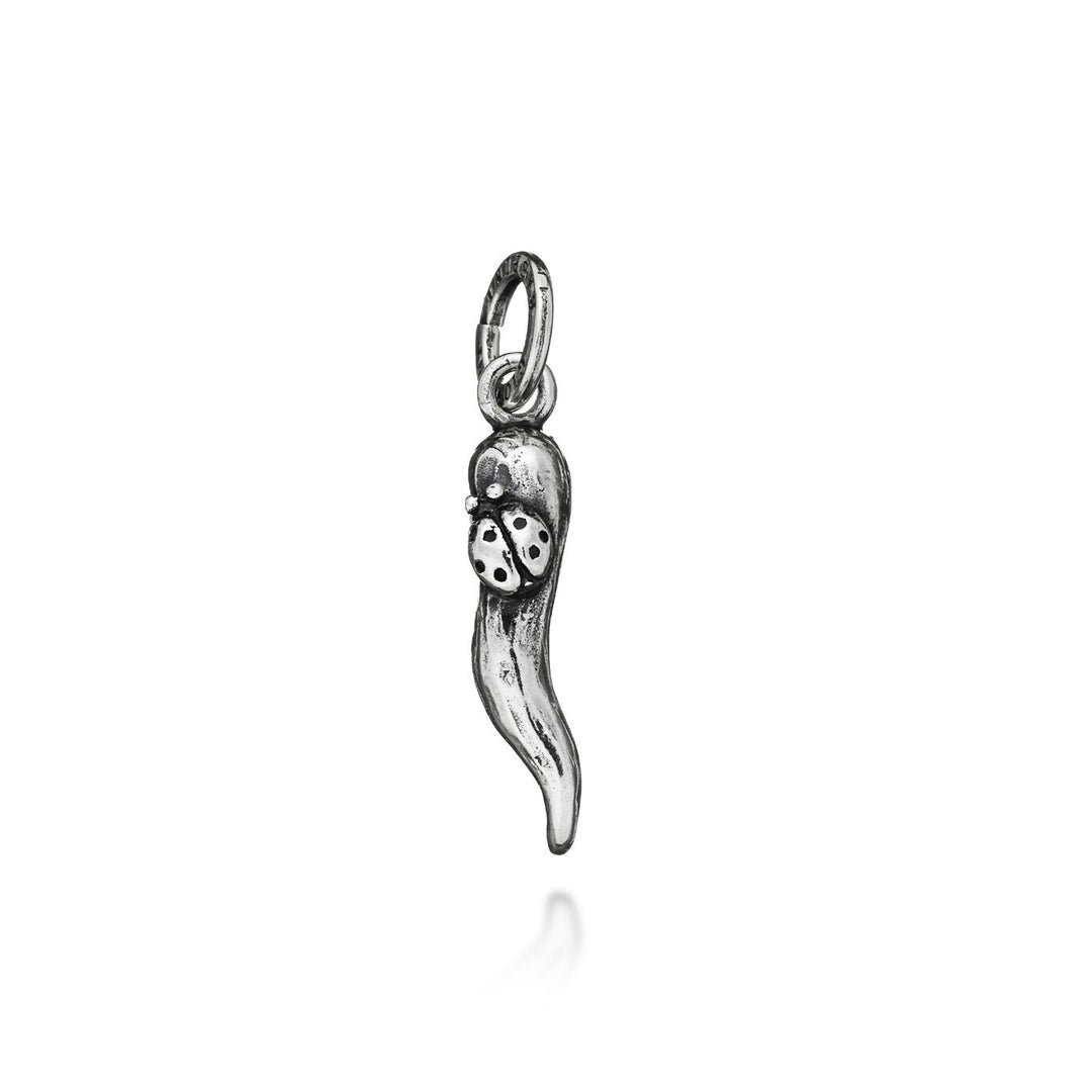 Giovanni Raspini charm corno piccolo coccinella Charm in Argento 925 08767