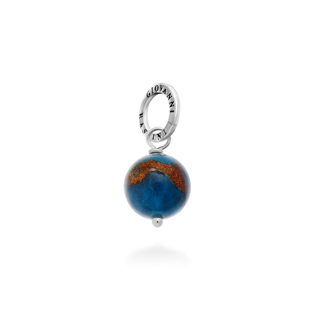 Giovanni Raspini Charm Agata Blu e Bronzite 10026