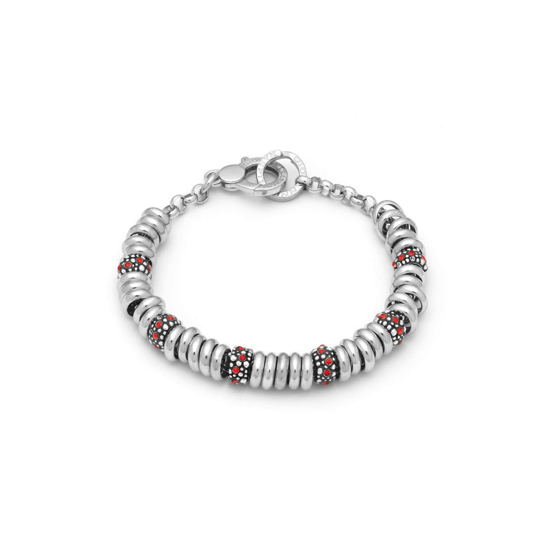 Giovanni Raspini Bracciale Beads Crystal Rosso 11986