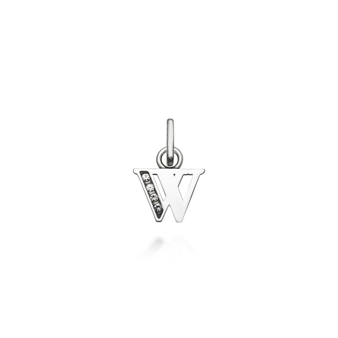 Giovanni Raspini Mini Charm "W" Crystal 12161