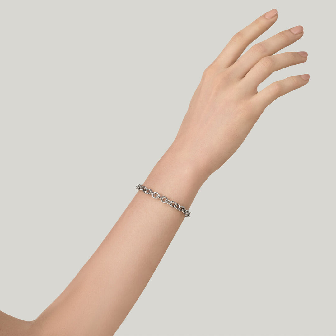 Giovanni Raspini bracciale maglia tonda Bracciale in Argento 925 12624