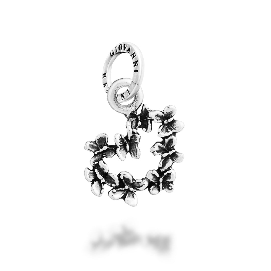 Giovanni Raspini Petit Charm Coeur Papillon - Charm Argent - 12724