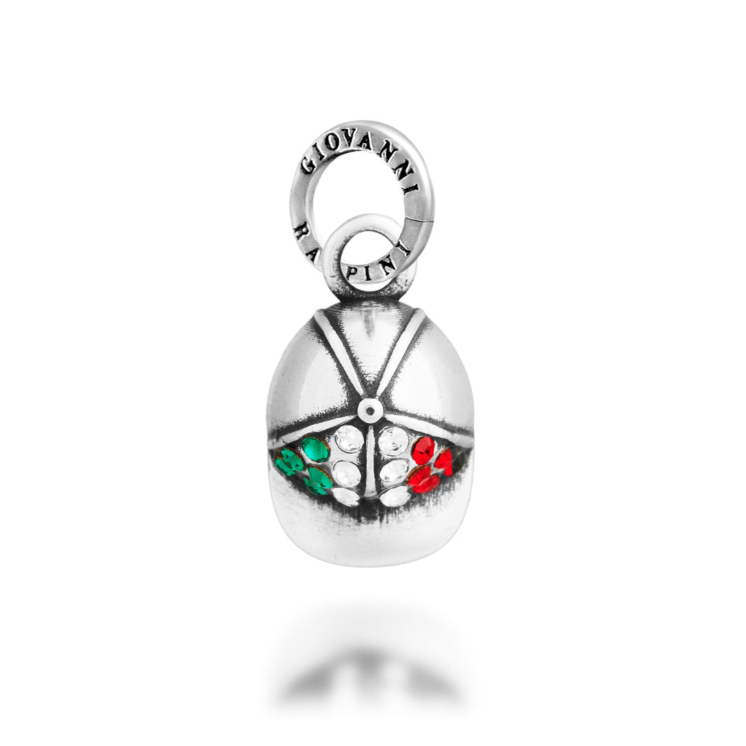 Giovanni Raspini Charm Cappellino Crystal - Charm in Argento e zirconi - 12749