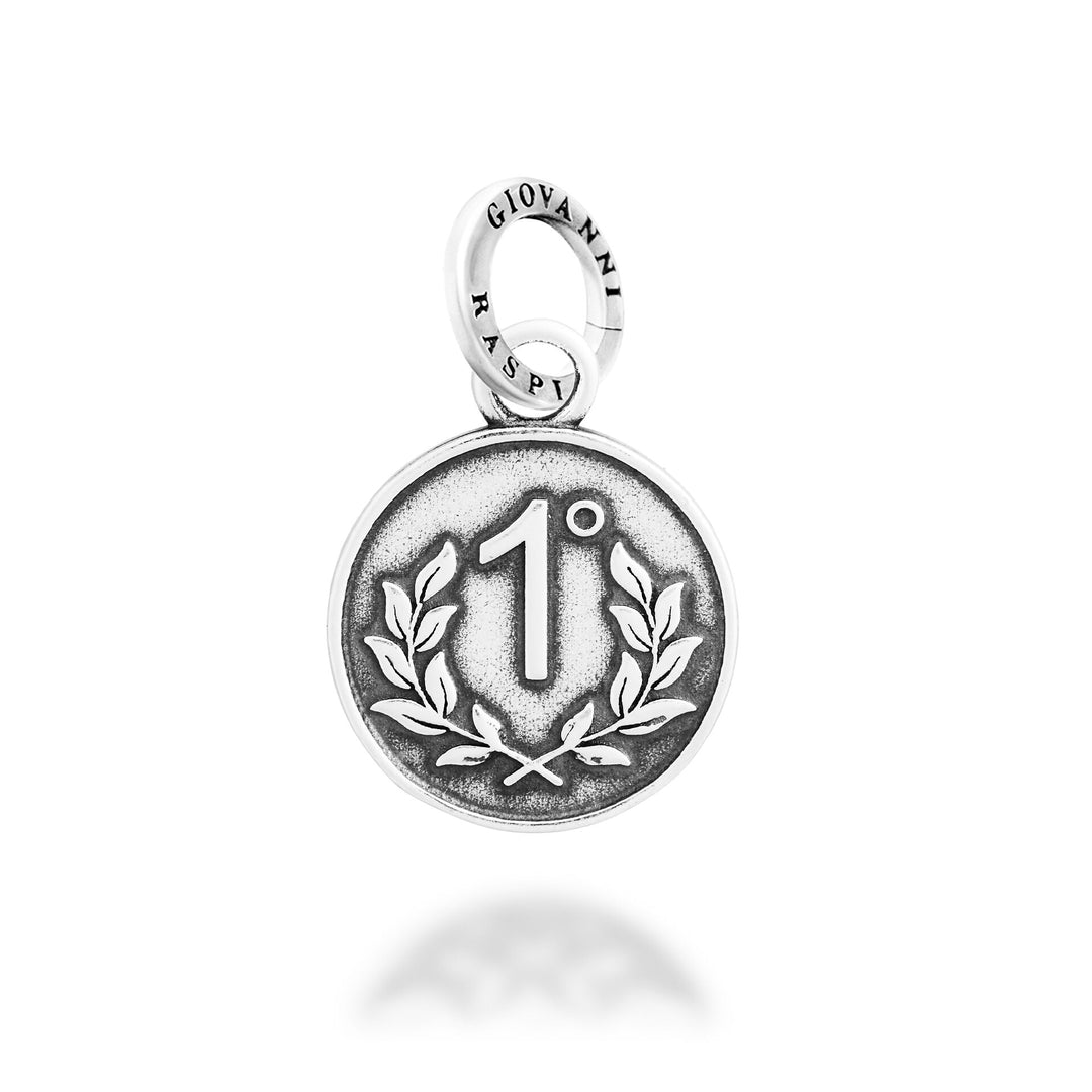 Giovanni Raspini Charm Medal Nummer 1 – Silber Charm – 12772