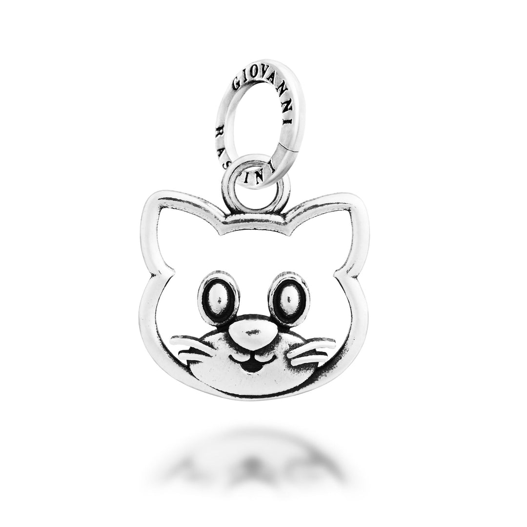 Giovanni Raspini Katzen-Charm – Silber-Charm – 12804