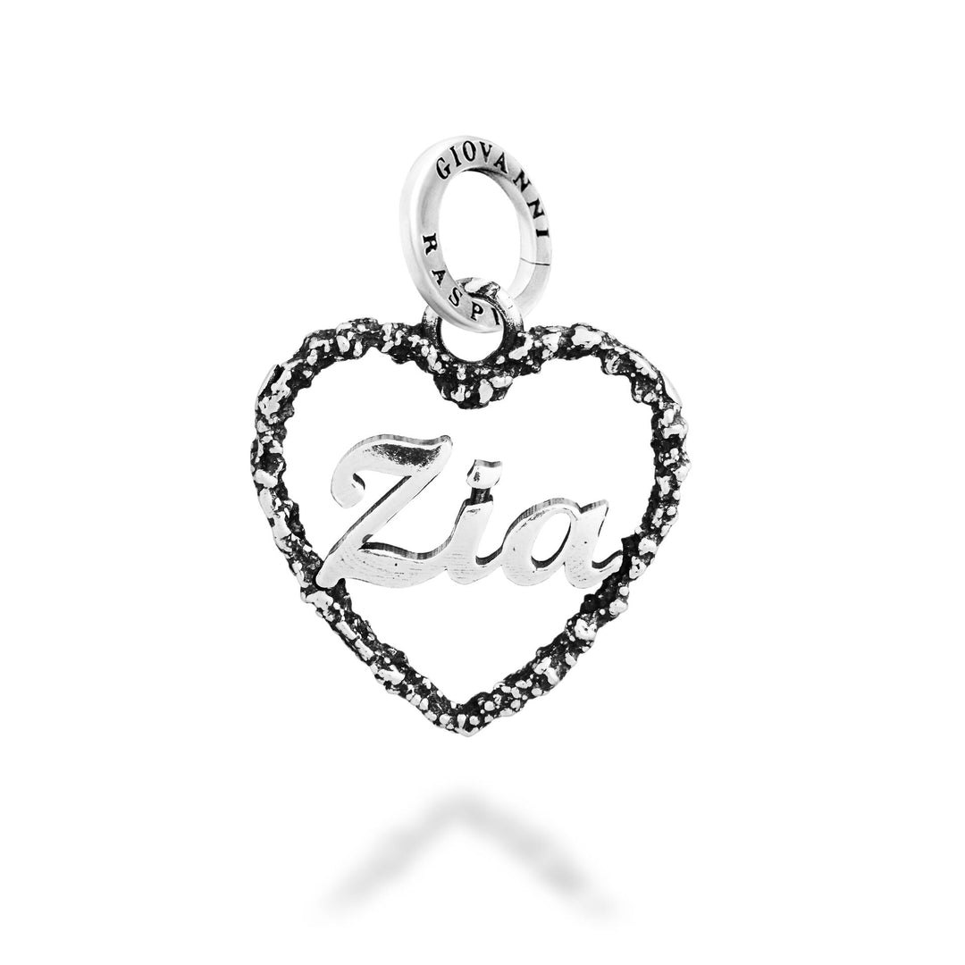 Giovanni Raspini Charm Cuore "Zia" - Charm in Argento - 12811