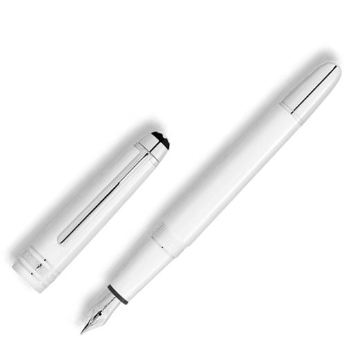 Montblanc stilografica Meisterstück Classique bianca punta M 137120
