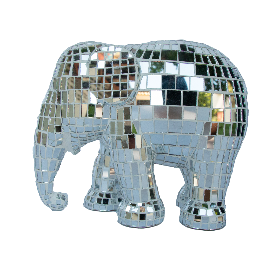 Elephant Parade elefante Disco Disco Silver 15cm Limited Edition 3000 DISCO DISCO SILVER 15