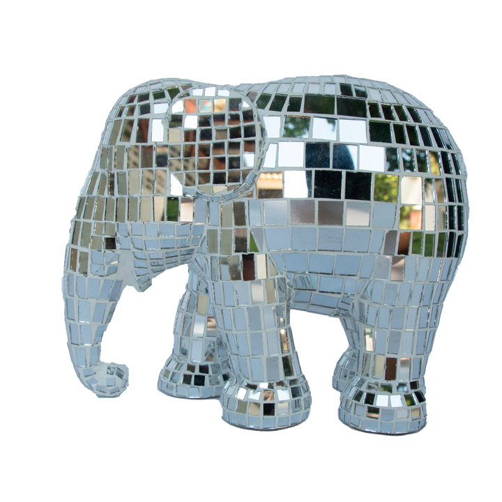 Elephant Parade elefante Disco Disco Silver 15cm Limited Edition 3000 DISCO DISCO SILVER 15