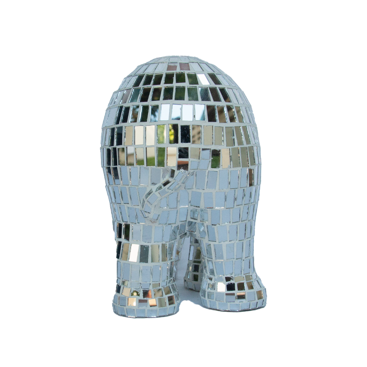 Elephant Parade elefante Disco Disco Silver 15cm Limited Edition 3000 DISCO DISCO SILVER 15