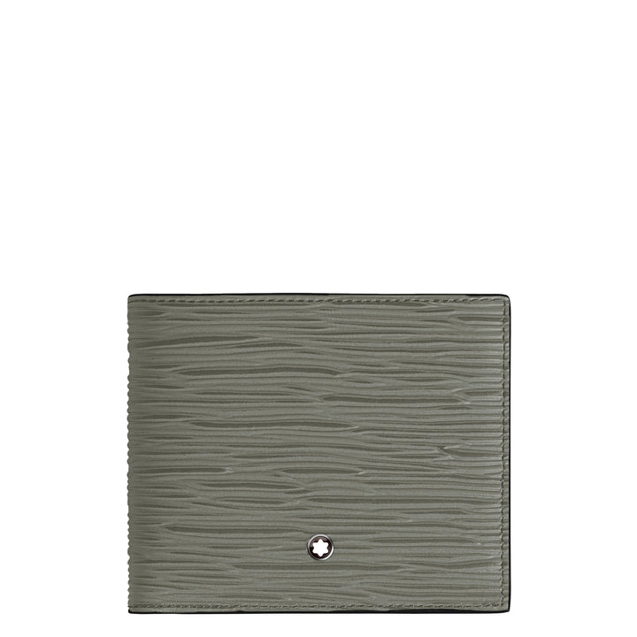 Montblanc portafoglio 8cc 4810 grigio medio 199344