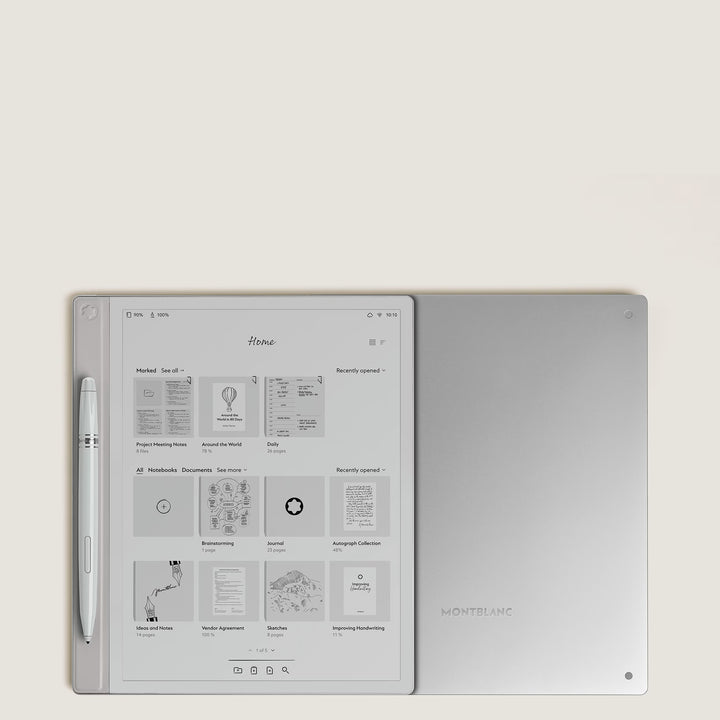 Montblanc Digital Paper argento 135012