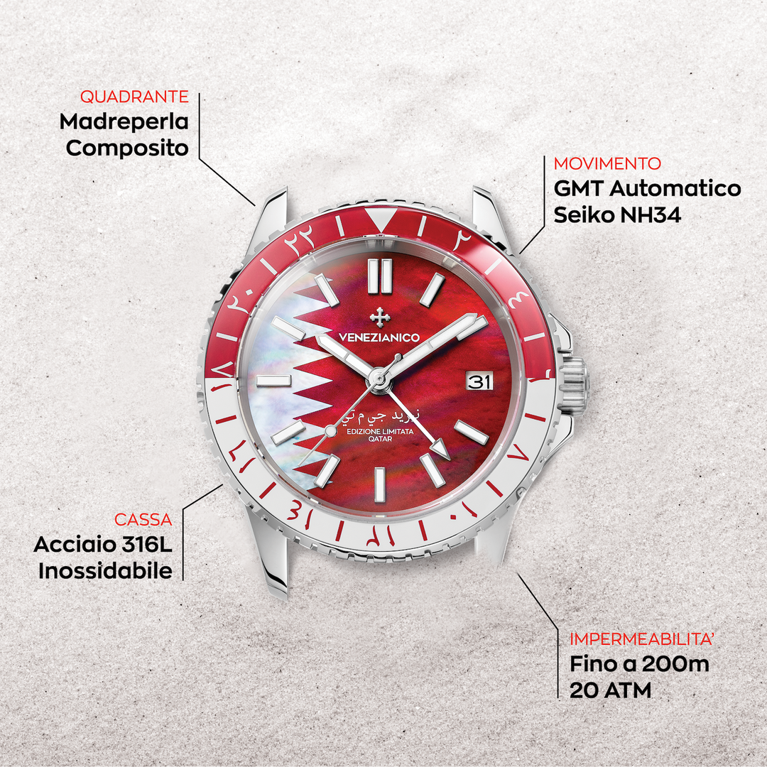 Venezianico Nereide GMT - Edizione Limitata Qatar